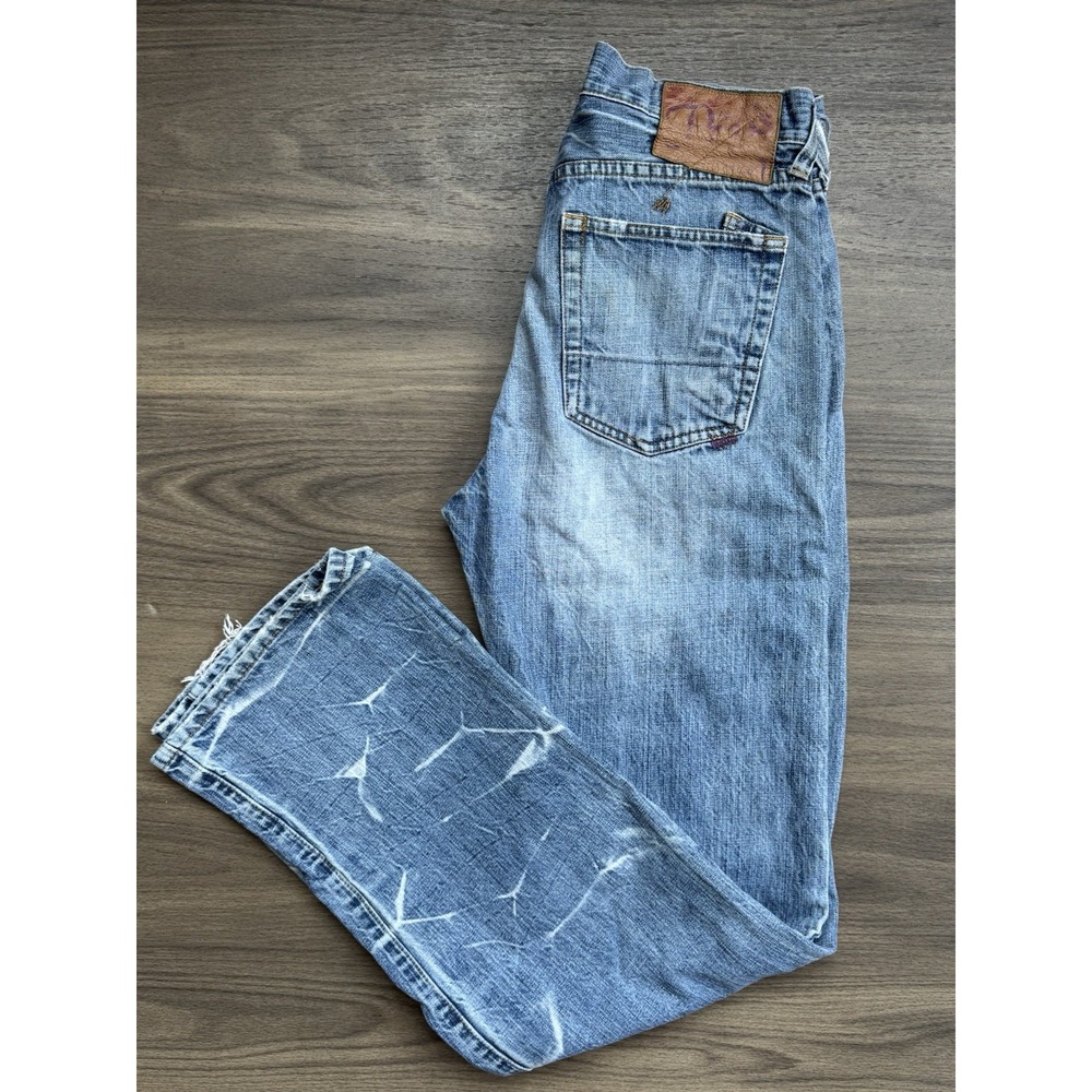 Vintage PRPS Japan Relaxed Straight Distressed Blue Jeans Mens Size 32